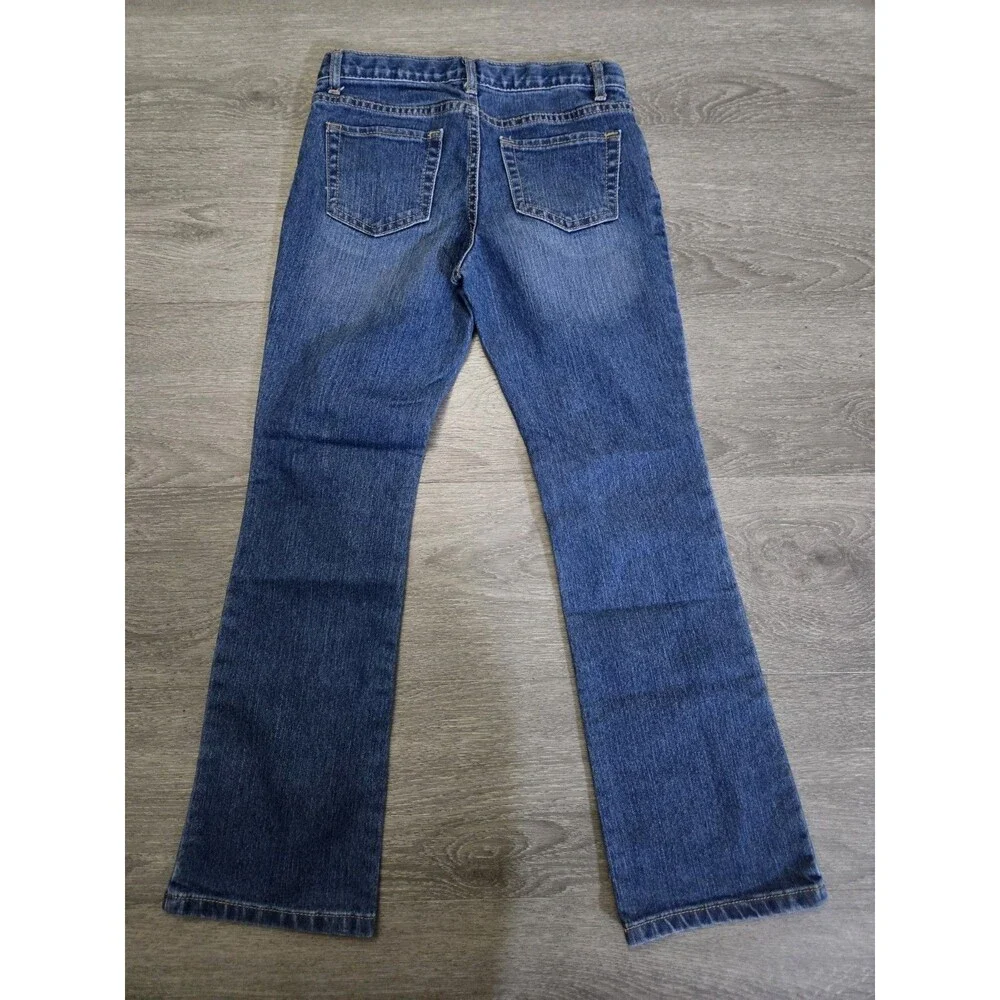The Children's Place Bootcut Jeans Girls Size 10 Blue Stretch Denim 28x31